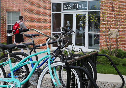 East Hall Dorm Bicycle Rack