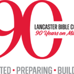 LBC 90th logo - rooted, preparing, building