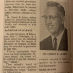 In January 1973, Lancaster Bible College received approval to become a four-year college. This photo shows the article written by the Lancaster New Era on Jan. 25, 1973.