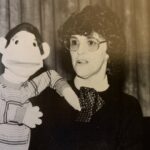Dr. Penny Clawson was a terrific professor in the Education Department for many years at LBC. In this photo from the 1986-87 academic year, she is answering a question while providing a lesson using a puppet.