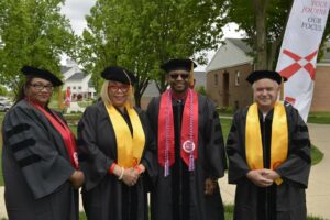 LBC faculty in their official attire.