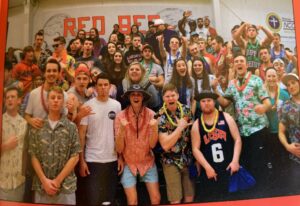 The Red Sea Student Section provided a huge home-court advantage for the LBC basketball teams during the 2015-16 season, as the men’s and women’s squads combined to go 28-1 at home that year.