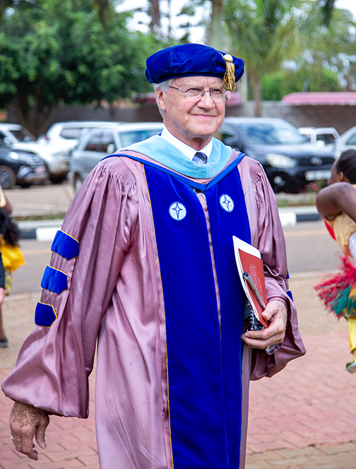 Dr. Teague Reflects on ‘Surreal’ Trip to Uganda for Graduation 2023