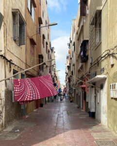 photo of a street in another country