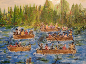 LBC graduate Milton Pollard's art on lake