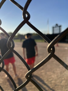 special olympics softball team practices at the lbc softball field