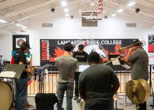 the LBC pep band debuted at the women's volleyball game on october 9, 2024