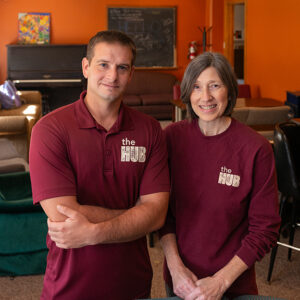 Jacob Marino & Vicki Weber lead The HUB at Millersville University.