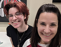 a mother and daughter are ready to graduate together