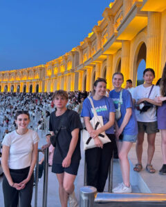 Emily, second from right, had the internship of a lifetime in China.