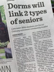 a newspaper article about LBC