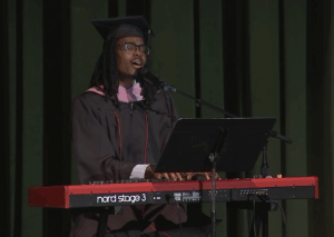 LBC's new Director of Choral Studies shared his vocal talents at Commencement on May 3, 2025.