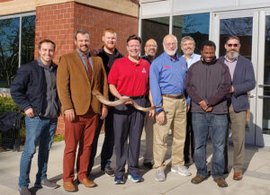 Philip Theis’ cohort began the doctoral journey at LBC together in 2020. Pictured here is a residency gathering from 2022.