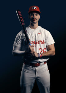 Evan Sareyka is a centerfielder, pitcher and team captain for the Chargers baseball team.