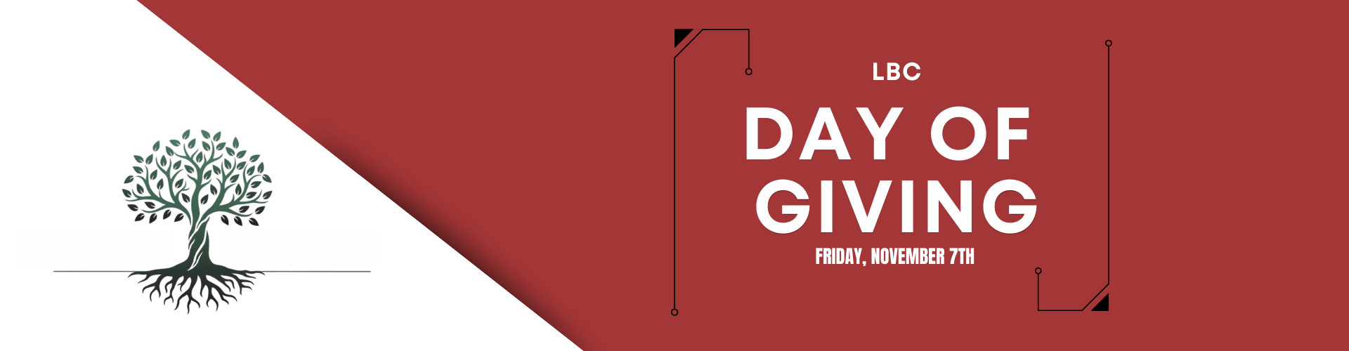 DAY OF GIVING GRAPHIC WITH TREE